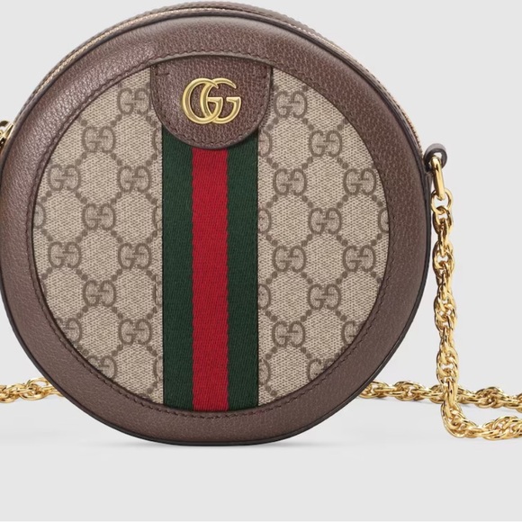 NWOT Gucci Ophidia GG mini round shoulder bag - Picture 2 of 14
